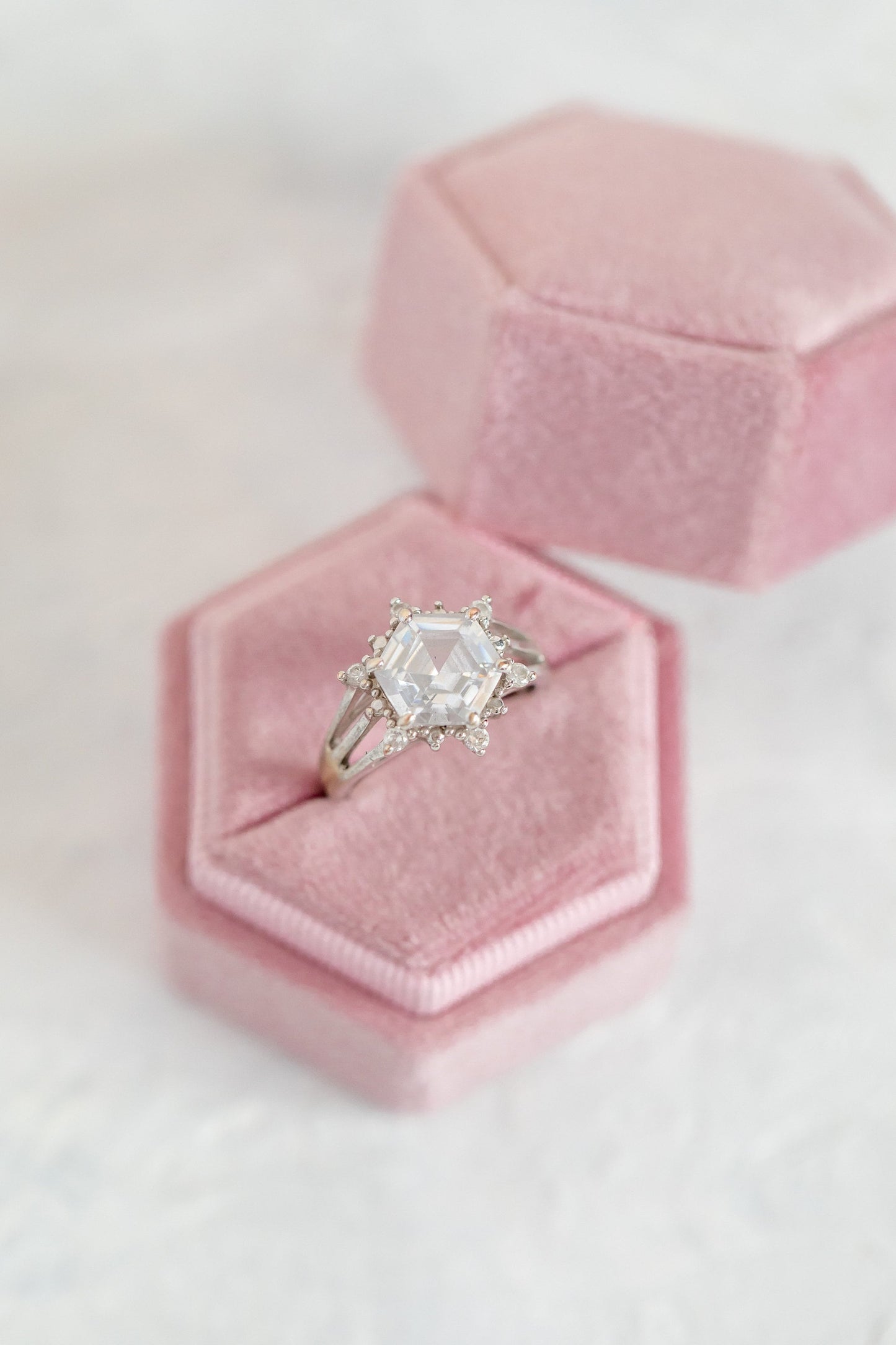 8 Colors- Velvet Ring Box, Engagement Ring Box Single Slot