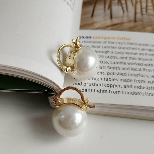 18K Gold Filled Baroque Pearl Drop Dangle Earring,Dainty Earrings,Freshwater Pearl Earrings